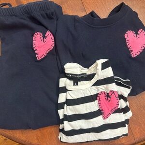 Aqua Kerri Rosenthal Sweat Set and Tshirt